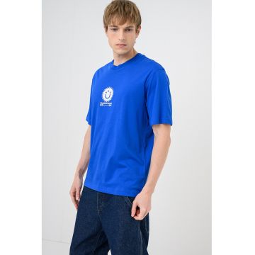 Tricou cu imprimeu grafic Nunarix - Albastru royal