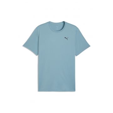 Tricou cu logo - pentru fitness Essentials - Albastru deschis