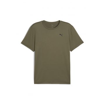 Tricou cu logo - pentru fitness Essentials - Kaki inchis