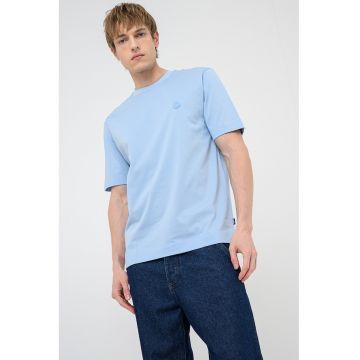 Tricou de bumbac Tames - Albastru pastel