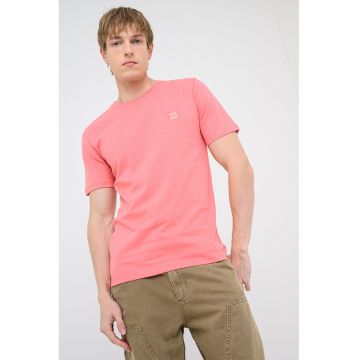 Tricou din bumbac Tales - Roz deschis