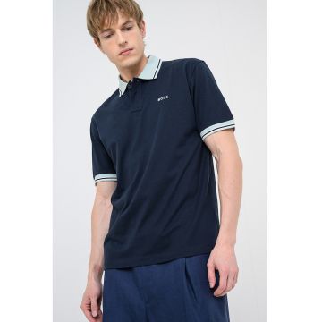 Tricou polo Blocks - Albastru ultramarin