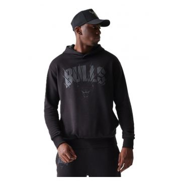Hanorac barbati NBA CORE PLUS OS HOODIE -  Bumbac - Negru - Negru