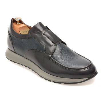 Mocasini LE COLONEL bleumarin, 48969, din piele naturala