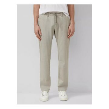 Pantaloni chino barbati - din bumbac - cu talie medie - Regular fit - Straight leg - Phoenix - Verde masliniu - 30 - Verde