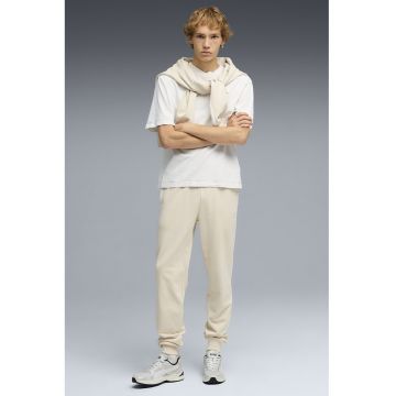 Pantaloni de trening relaxed fit de bumbac - Bej