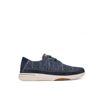 Pantofi barbati -  din material textil - albastru