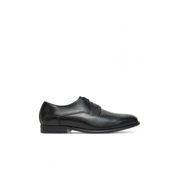 Pantofi barbati -  din piele naturala - eleganti - negru