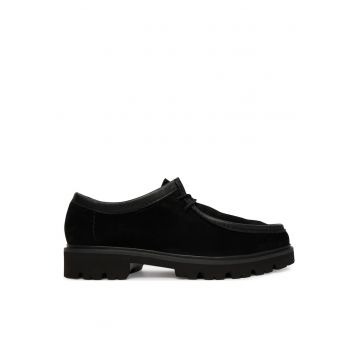 Pantofi barbati -  material piele naturala - negru