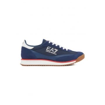 Pantofi sport barbati ECLIPSE -  Piele ecologica - Albastru -