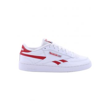 Pantofi sport  Club C Revenge - piele naturala - alb/rosu
