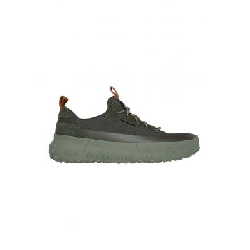 Pantofi sport cu garnituri din piele intoarsa Revo - Kelce - Verde padure