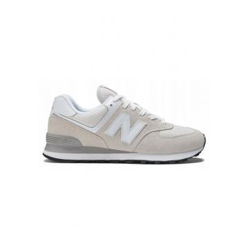 Pantofi sport din piele intoarsa cu detaliu logo