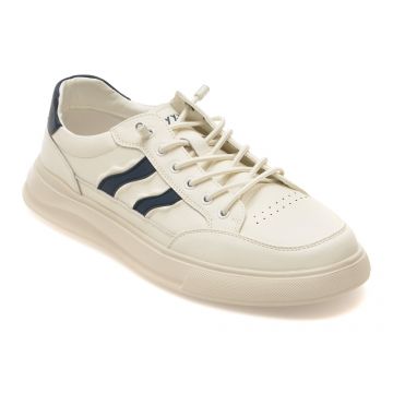 Pantofi sport GRYXX albi, 86282, din piele naturala