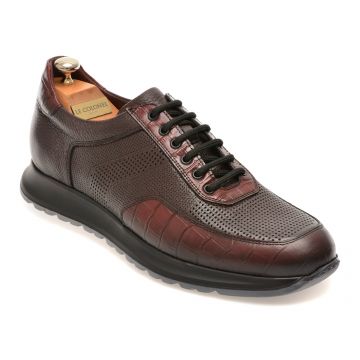 Pantofi sport LE COLONEL maro, 48904, din piele naturala