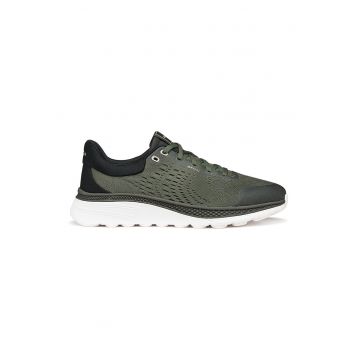 Pantofi sport Spherica Actif din material textil - Negru/Kaki inchis