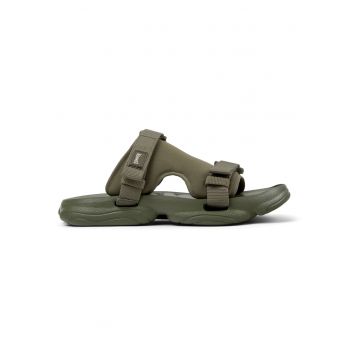 Papuci cu design catarame Karst - Verde