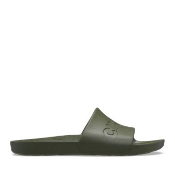 Papuci de plajă bărbați CROCS Crocs Slide Army Green 3899BSL210088KA