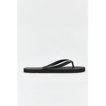 Papuci flip-flop cu uni - Negru