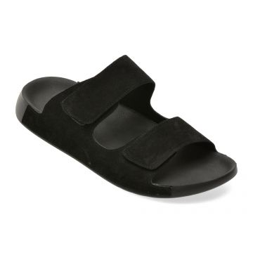 Papuci GRYXX negri, 60031, din piele intoarsa