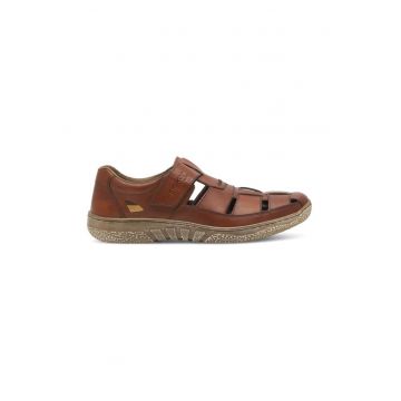 Sandale barbati -  590559 - Piele naturala - Maro - Maro