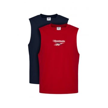 Set de maiouri Barbati -  Bumbac - M INTL - Rosu - Bleumarin -