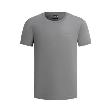 Tricou barbati TRAIN LOGO SERIES M OVERSIZE LOGO TEE SS -  Bumbac - Gri - Gri