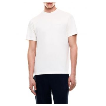 Tricou barbati TRAIN LUX M TEE SS MO PL PQ -  Bumbac - Alb - Alb