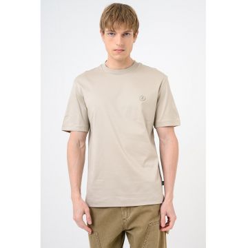 Tricou cu decolteu rotund Taut - Grej