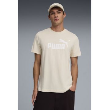 Tricou cu imprimeu logo ESS No. 1 - Alb/Bej deschis