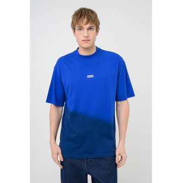 Tricou lejer cu logo - Albastru royal