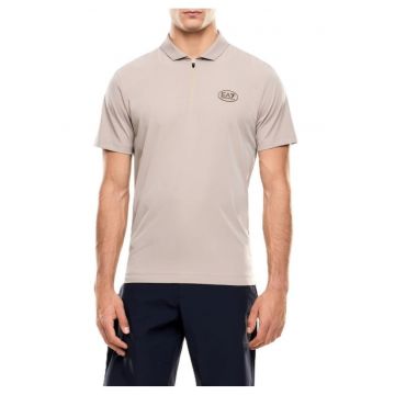Tricou polo barbati GOLF PRO M POLO PA ST ZIP -  Poliester - Crem - Crem