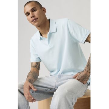 Tricou polo din bumbac Original - Albastru pastel