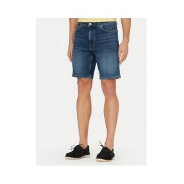 Bermude din denim cu croiala dreapta -