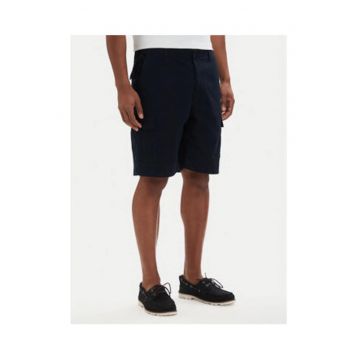 Bermude relaxed fit cu imprimeu uni