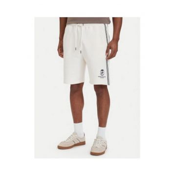 Bermude relaxed fit cu talie ajustabila