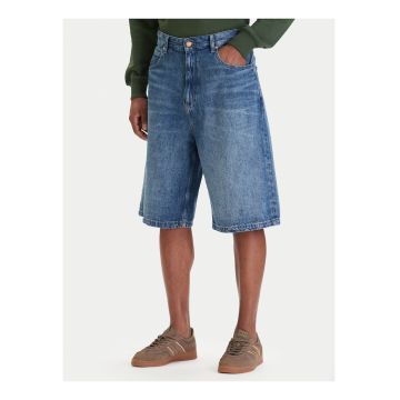 Bermude relaxed fit din denim