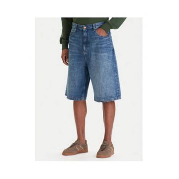 Bermude relaxed fit din denim