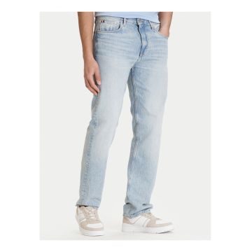 Blugi regular cu buzunare laterale
