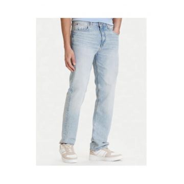 Blugi regular cu buzunare laterale