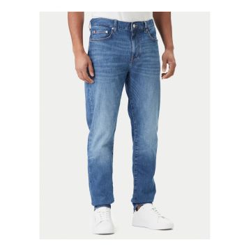 Blugi regular cu talie medie