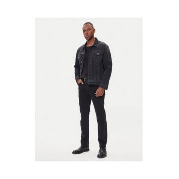 Blugi skinny uni cu talie medie