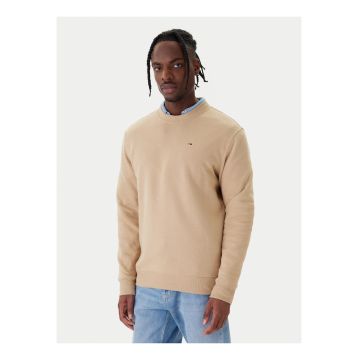 Bluza din amestec de bumbac cu decolteu la baza gatului