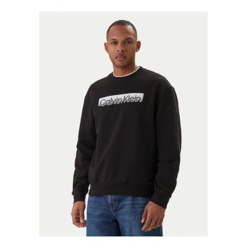 Bluza din bumbac cu logo pe piept