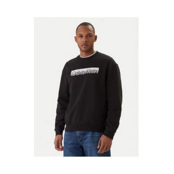 Bluza din bumbac cu logo pe piept