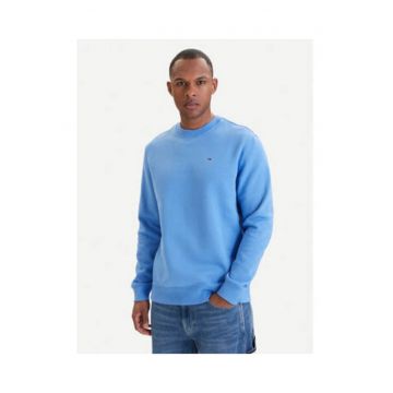 Bluza regular fit din amestec de bumbac cu maneci lungi