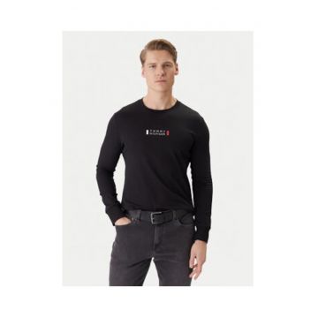 Bluza slim fit cu print logo