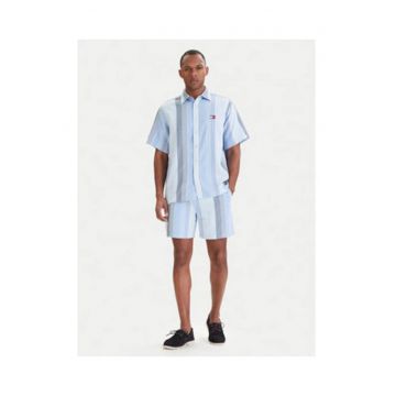 Camasa din bumbac cu model in dungi