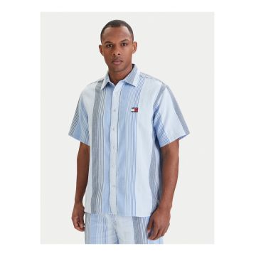 Camasa din bumbac cu model in dungi