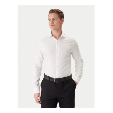 Camasa slim fit din amestec de bumbac